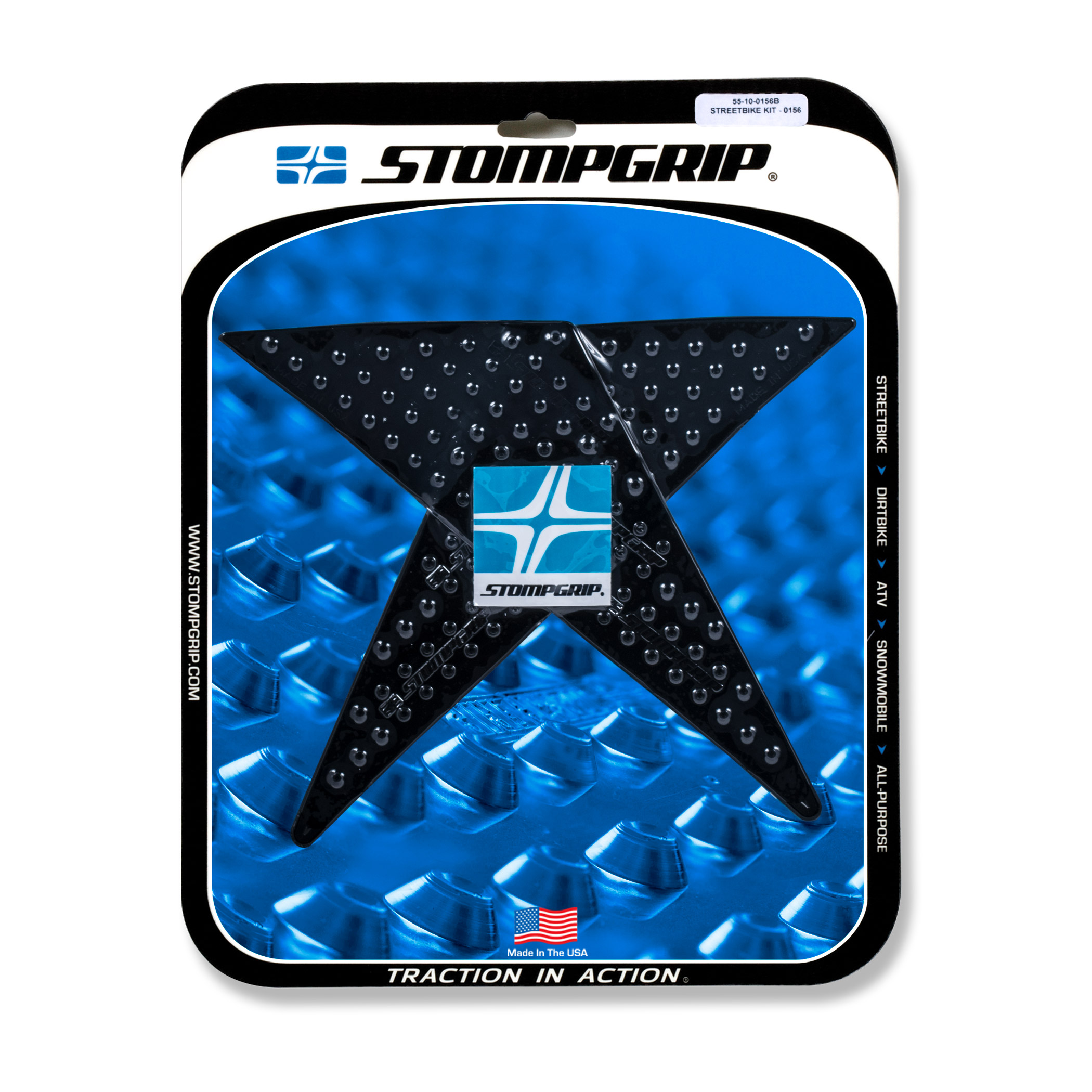 Stompgrip negro, Volcano, para Honda GL 1800 Gold Wing, 2018-2025