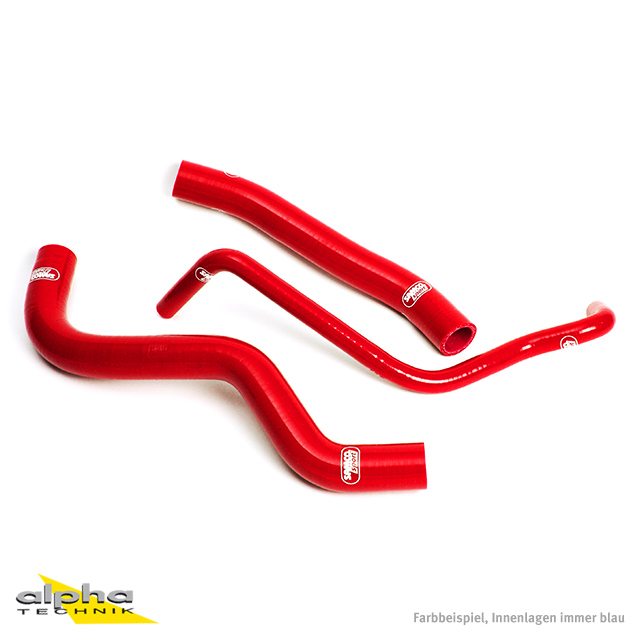 Kit de mangueras de silicona SAMCO SPORT rojo para Honda CB600F Hornet año de modelo 1998-2006