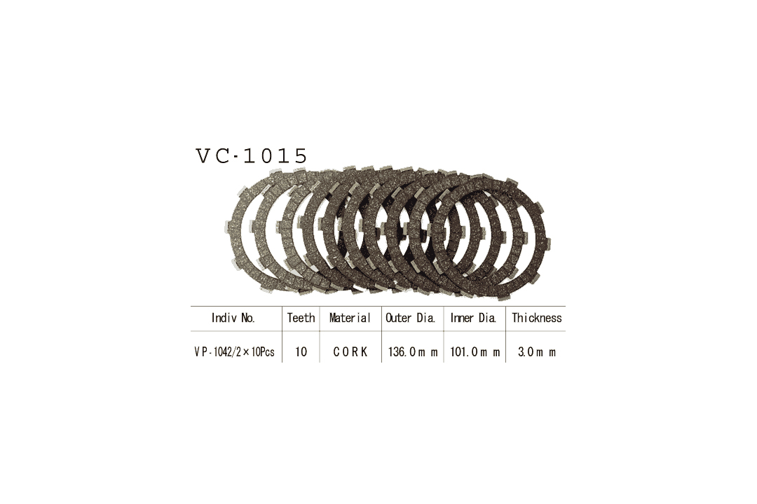 Vesrah disco de embraguen-Kit Honda VFR750R