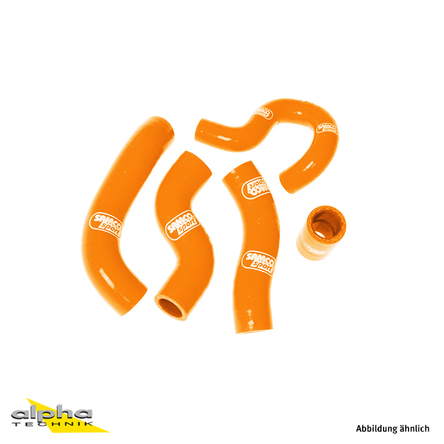 Kit de mangueras de silicona Samco naranja KTM, Husaberg, Husqvarna