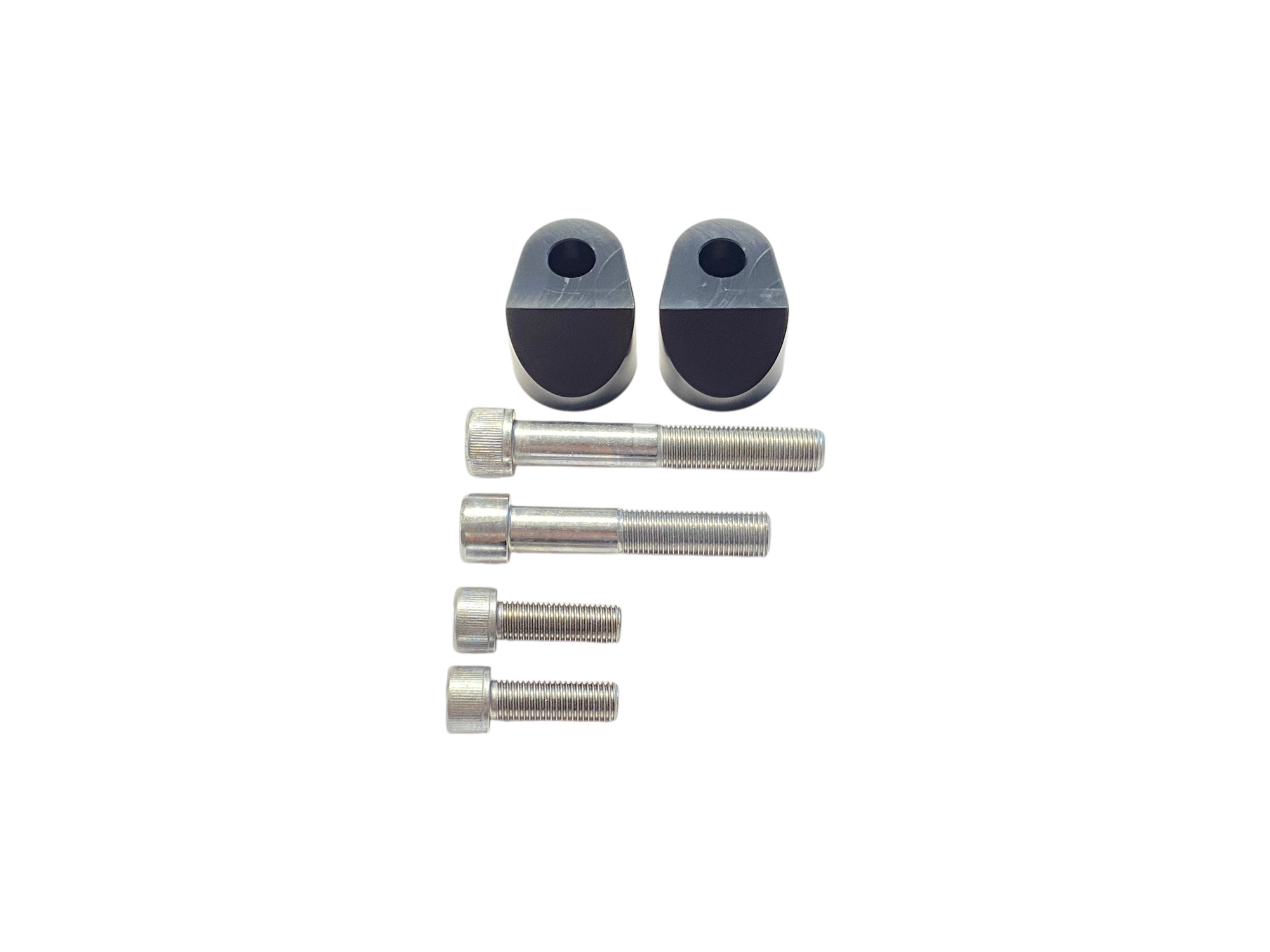 Kit de montaje de protectores anticaída LSL para Honda CB600F Hornet, 2007-, (DS), negro