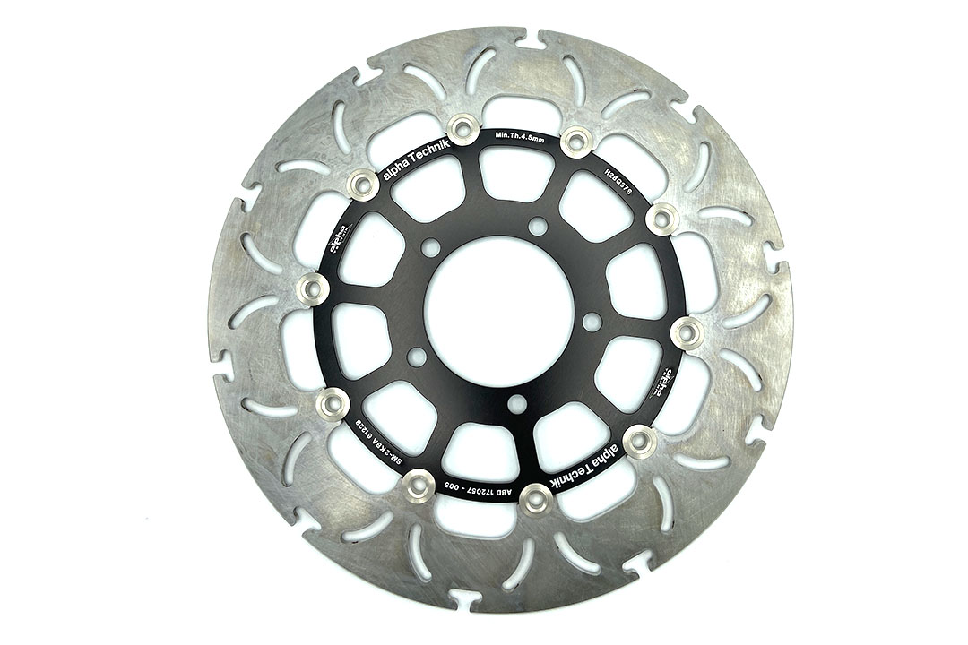 alpha Technik disco de freno Omega-Design ABD33, anterior, delanteroe para Kawasaki ZX10R, ZX6R, Versys 1000, GTR1400, ZZR1400, Z800, Z1000