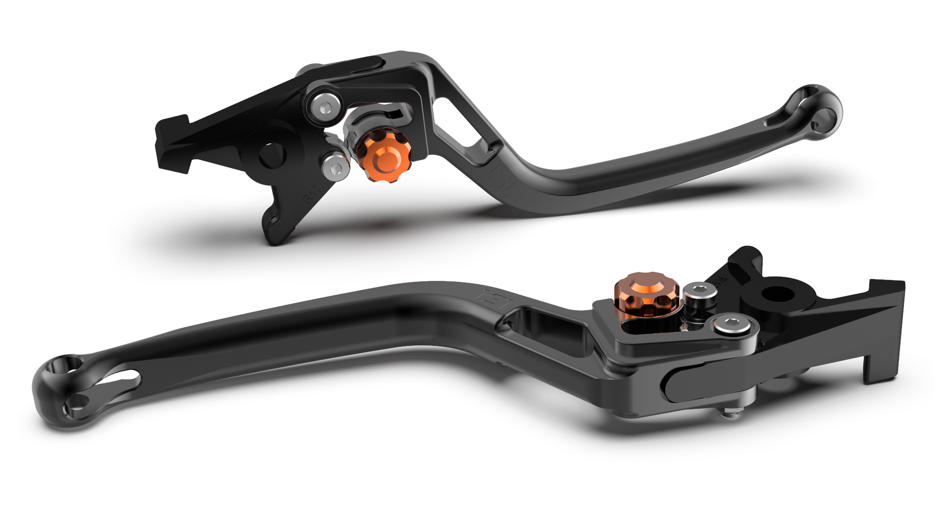 LSL maneta del embrague BOW L83R, negro/naranja