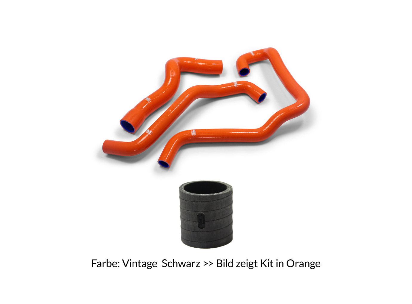 Kit de mangueras de silicona Samco Sport vintage negro para KTM 1290 Super Duke R año del modelo 2020-2024
