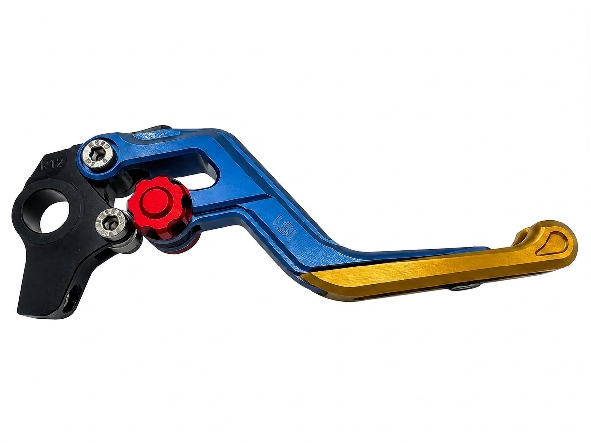 Maneta de freno LSL ERGONIA R18R Azul/Rojo/Dorado