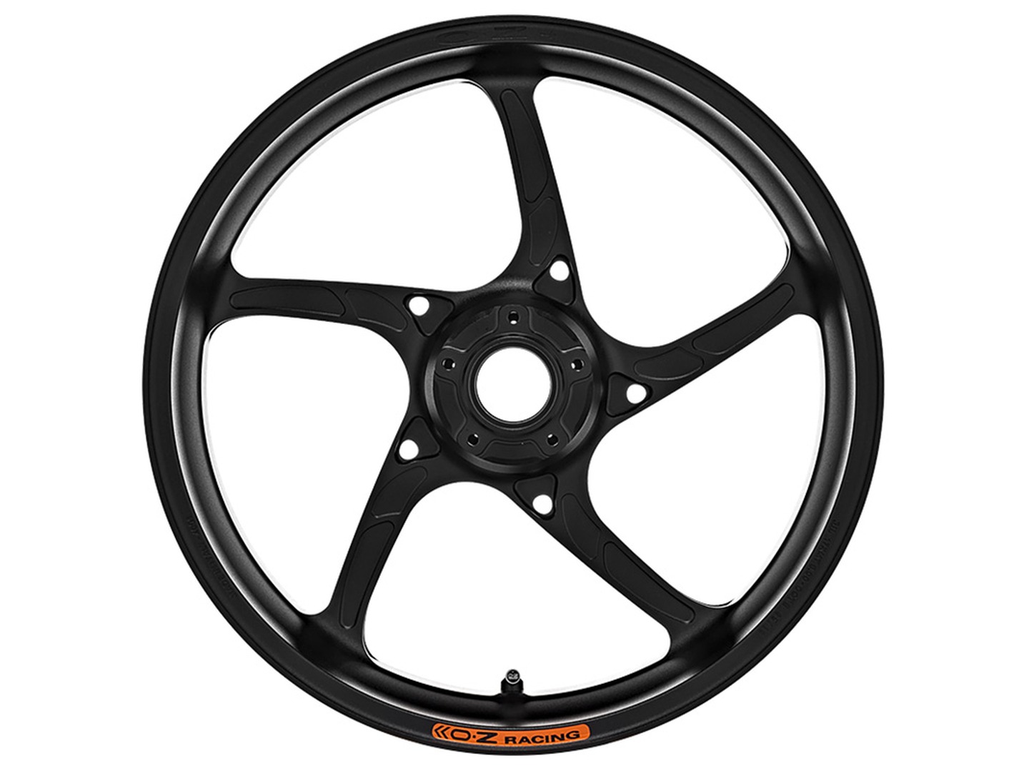 OZ Piega Aluminio trasero en negro mate para Honda VTR1000SP1/SP2, SC45, 2000-2006 y RVT1000R, RC51, 2000-2006