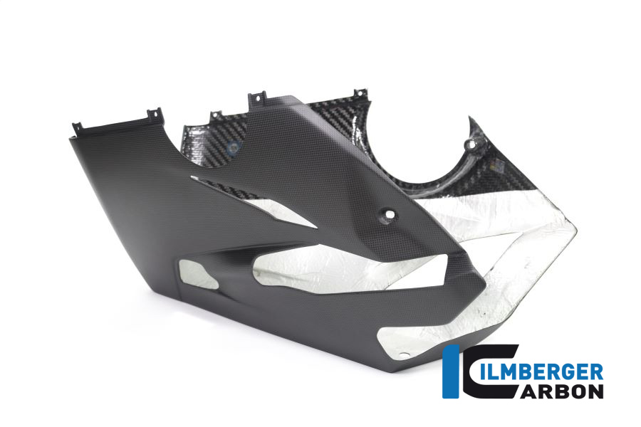 Ilmberger Carbon Parte Inferior del Carenado para Escape Akrapovic Full Race para Ducati Panigale V4 / V4S desde 2018