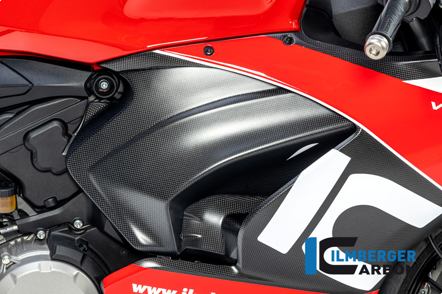 Ilmberger Cubierta de Carbono bajo el chasis lado derecho, mate, Ducati Panigale V2 2020-