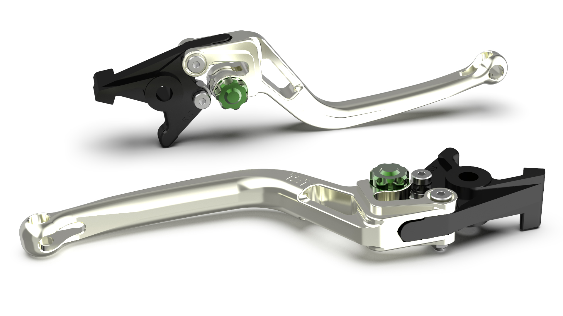 LSL maneta del embrague BOW L83R, plateado/verde