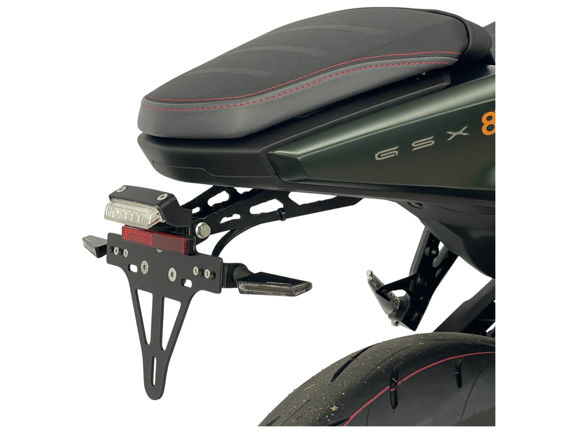 alpha Technik Kennzeichenhalter für Suzuki GSX-8T / GSX-8TT / GSX800T Modelljahr 2025-