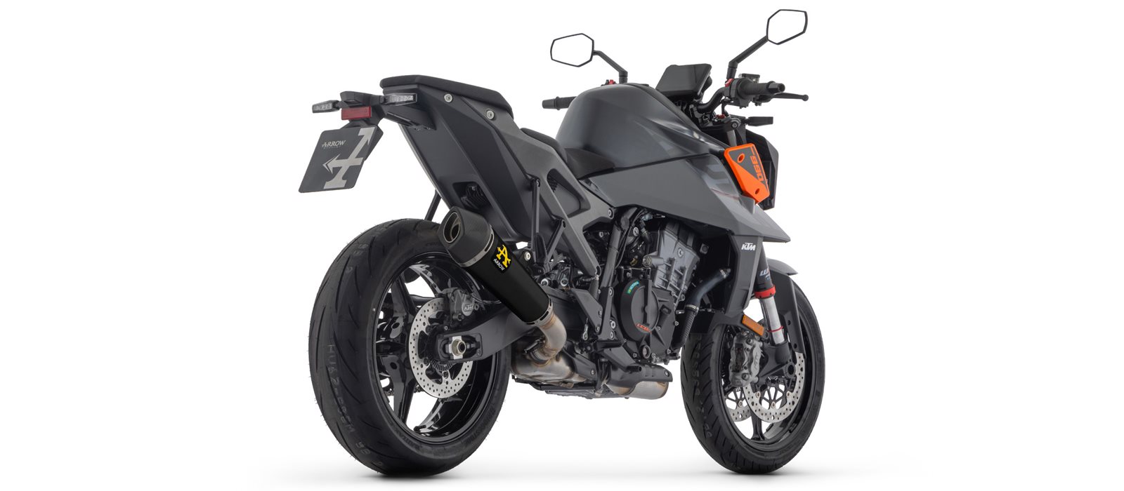 Silenciador ARROW X-KONE DARK NiChrom para KTM Duke 990 a partir del año de modelo 2024-
