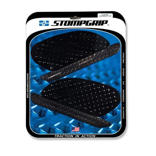 Stompgrip negro, Volcano, para Kawasaki, Ninja 650, Z650, 2017-2025, Z400, 2019-2025