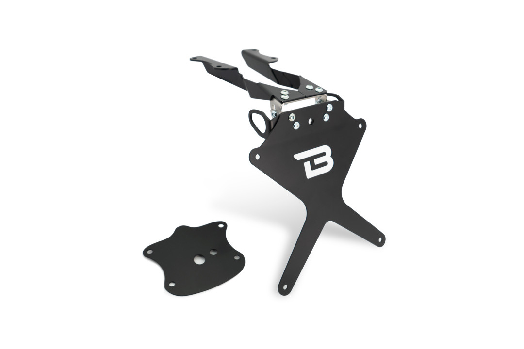 Soporte de matrícula Barracuda para Yamaha MT-09 Año del modelo 2021-