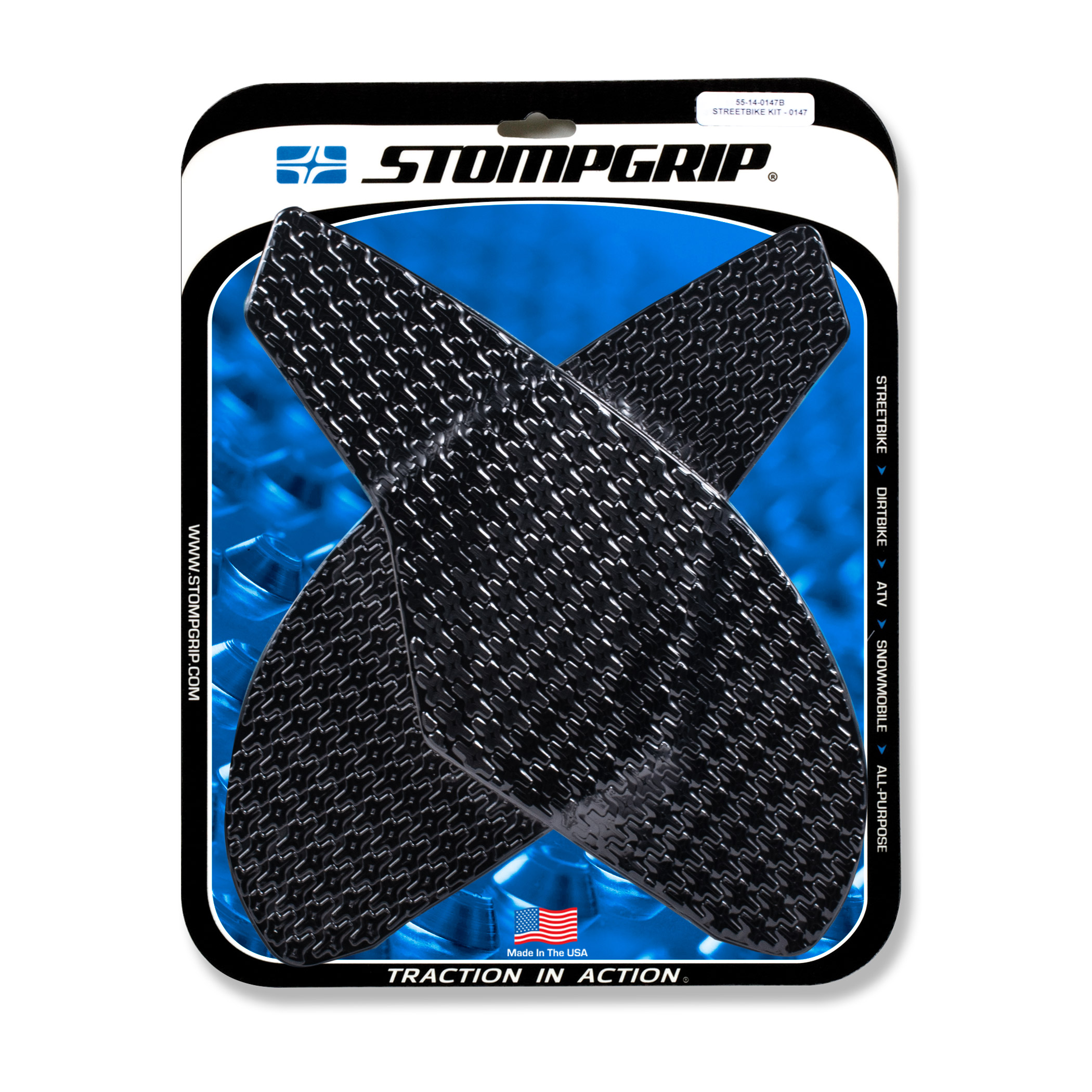Almohadillas de tracción Stompgrip negras, para MV Agusta Brutale 800, 1090 (ver lista de compatibilidad)