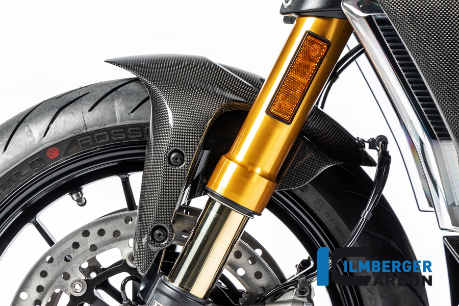 Guardabarros de Carbono Ilmberger anterior, delanteroe, brillante, Ducati Diavel 1260, 2019-