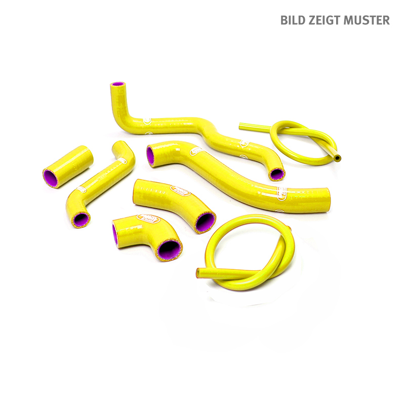 Kit de mangueras de silicona SAMCO SPORT amarillo para Aprilia RSV1000 RSV1000 Tuono Año del modelo 1998-2005