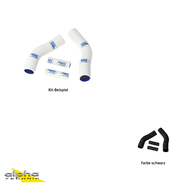 Kit de Mangueras de Silicona SAMCO SPORT negro para BMW F800R Modelo 2009-2018
