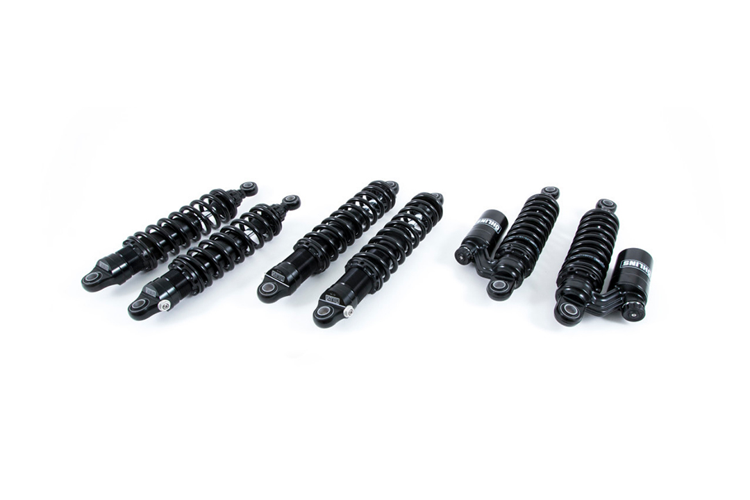 Öhlins amortiguador STX 36 Blackline para Vespa GTS 300, 2019-2022 y Vespa GTS 150 2022-, anterior, delanteroe