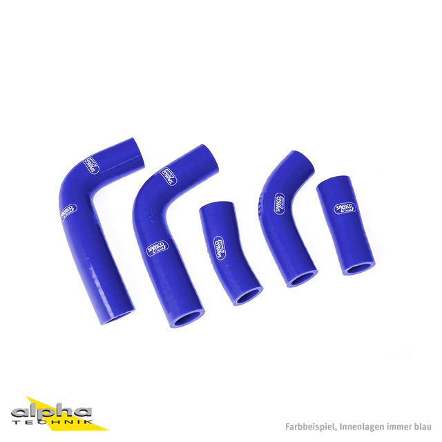 Kit de mangueras de silicona SAMCO SPORT azul para Kawasaki Ninja 250R año de modelo 2008-2012