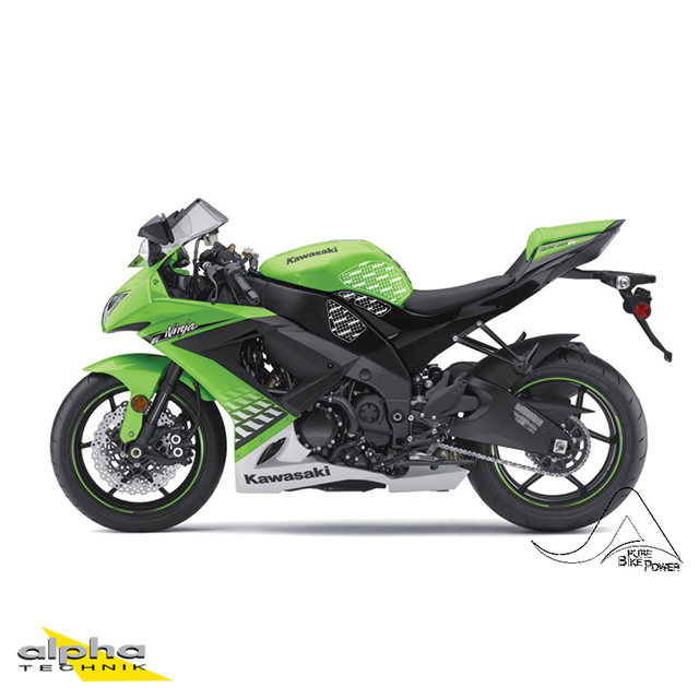Stompgrip claro, Volcano, para Kawasaki ZX10R Ninja, 2008-2010