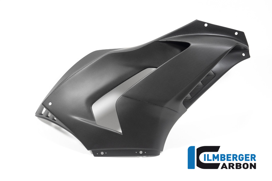 Panel lateral de carenado de carbono Ilmberger lado derecho, mate, para Honda CBR1000RR-R Fireblade (SP), SC82, a partir de 2020-