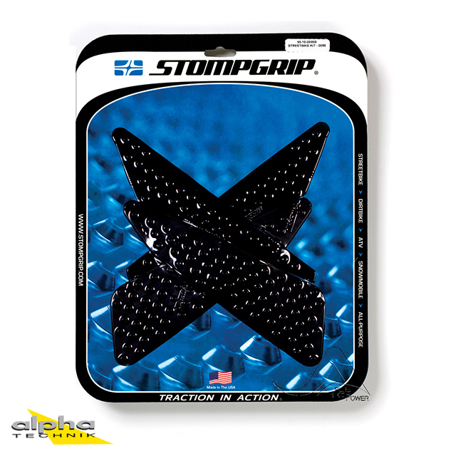 Stompgrip negro, Volcano, para Yamaha MT07 (Moto Cage), 2015-2017