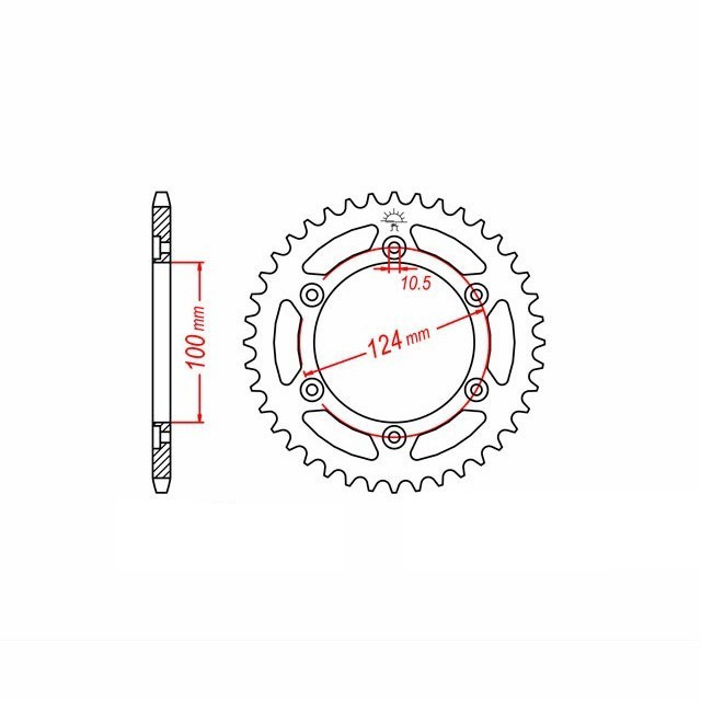 corona Aluminio, Ducati, Z-38