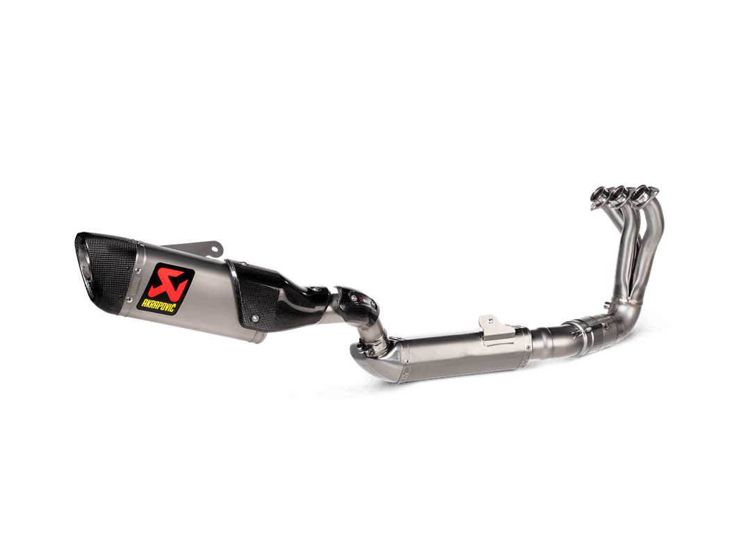 Akrapovic Racing Line (Titanium) sistema de escape para Yamaha Tracer 9, GT, GT+ a partir del año de modelo 2021-2024