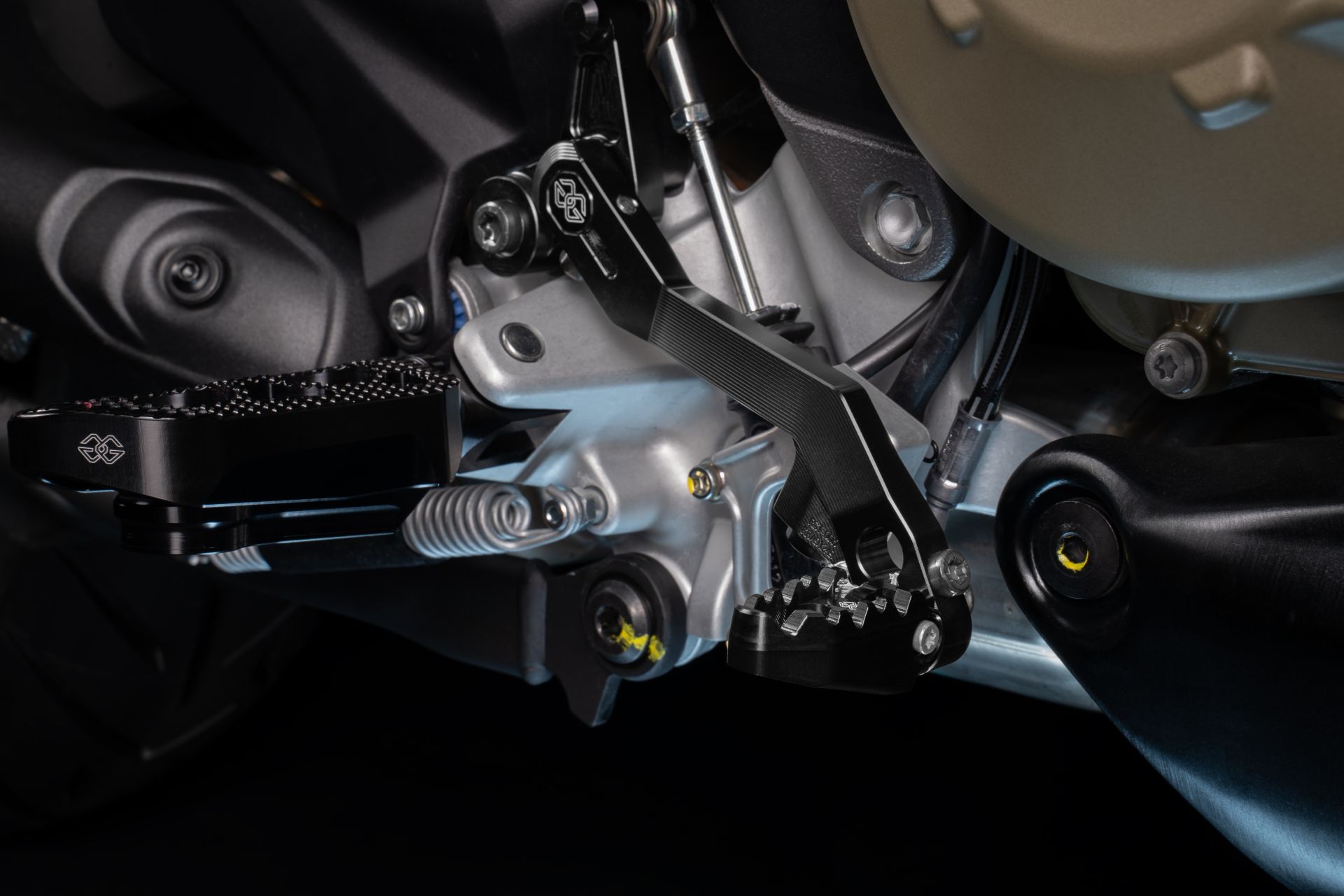 KIT de palancas de cambio y freno GILLES RCT, negro, Ducati Multistrada V4 / S 2025-, RS 2024-