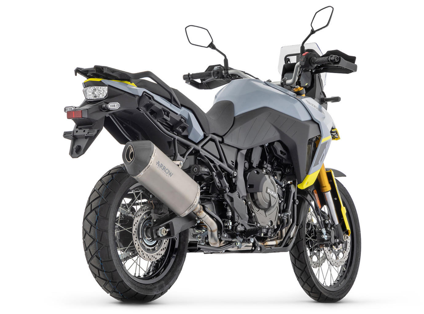 Silenciador ARROW SONORA Titanio para Suzuki V-Strom 800DE Año modelo 2023-