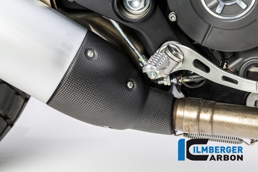 Ilmberger Carbono silenciador-Protector de Talón Mate