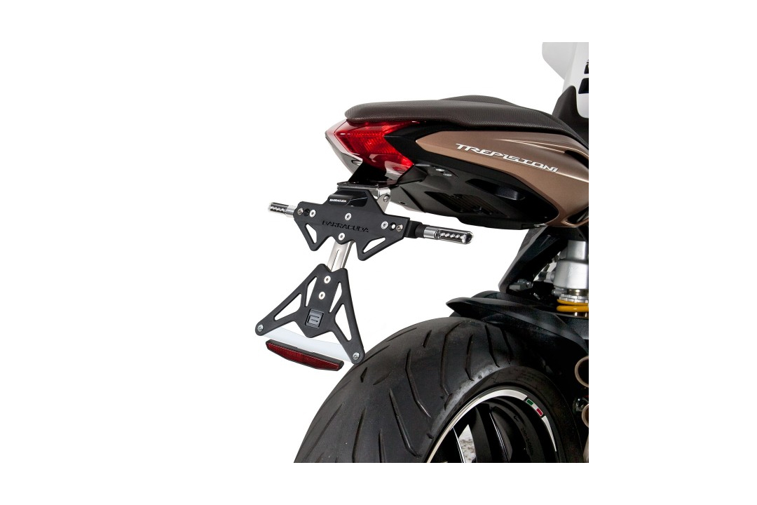 Soporte de matrícula Barracuda para MV Agusta Brutale 675 y 800 2014-2016