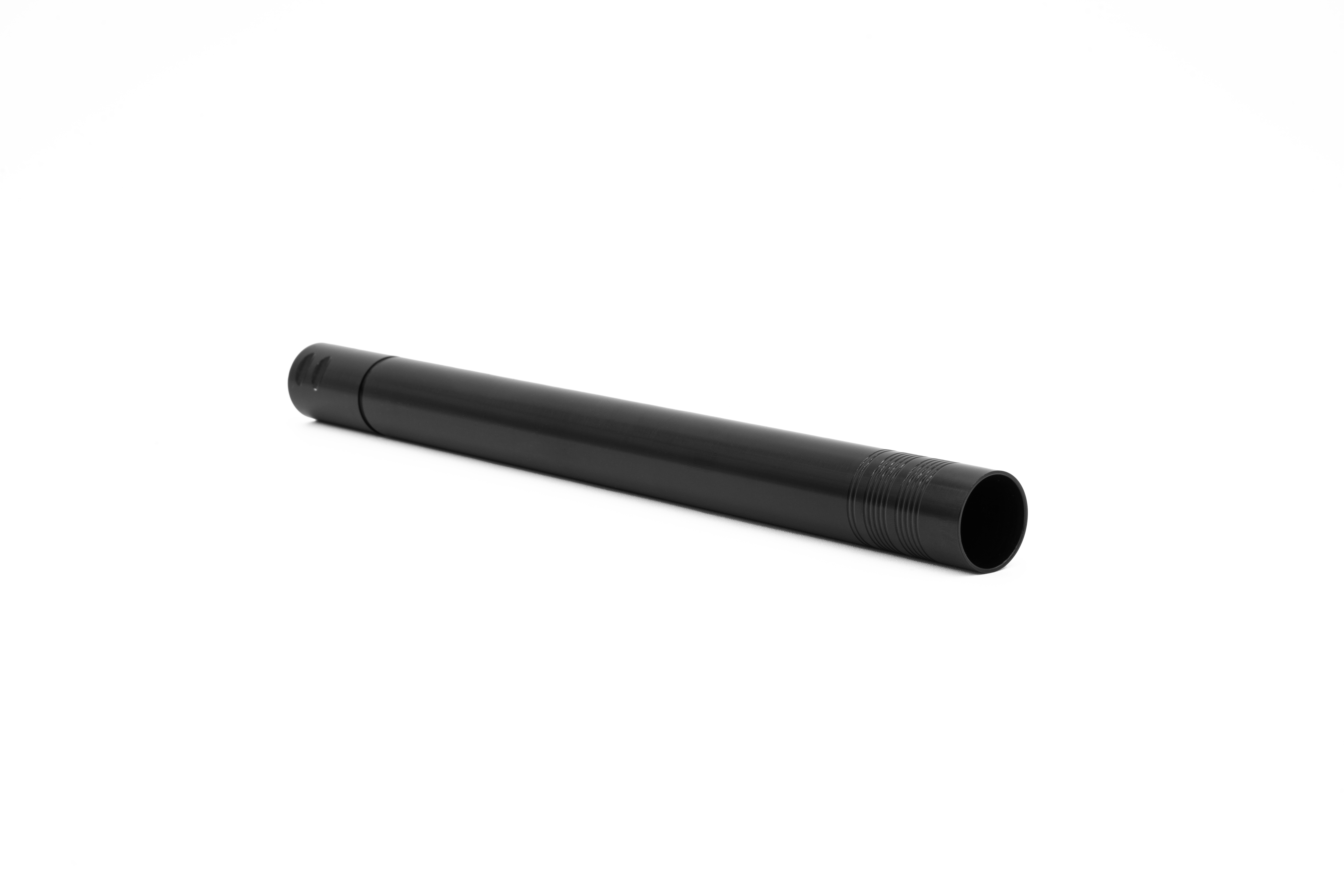 GILLES tubo de semimanillar individual anodizado negro