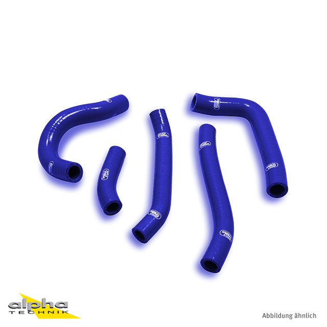 Kit de mangueras de silicona SAMCO SPORT diseño OEM azul para Honda CRF250R año de modelo 2016-2017