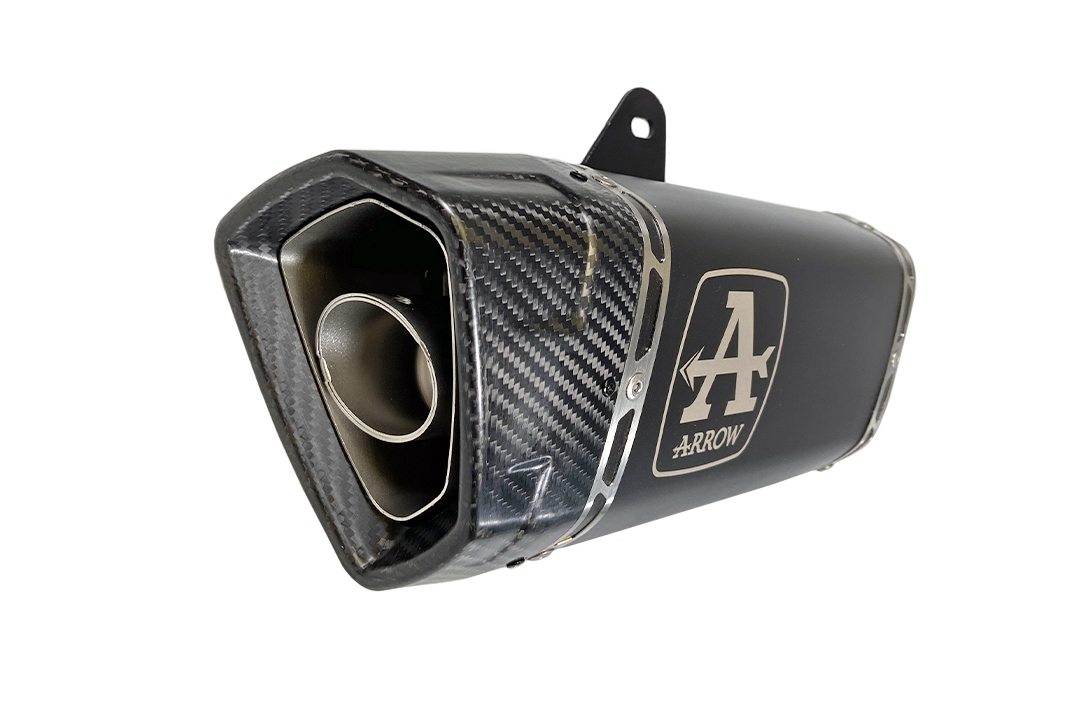 ARROW PISTA DARK Slip-On de Titanio para Honda CB750 Hornet Año del modelo 2023-