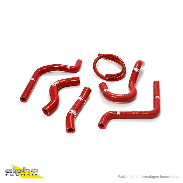 Kit de mangueras de silicona SAMCO SPORT rojo para Honda CR125R Año del modelo 2003-2004