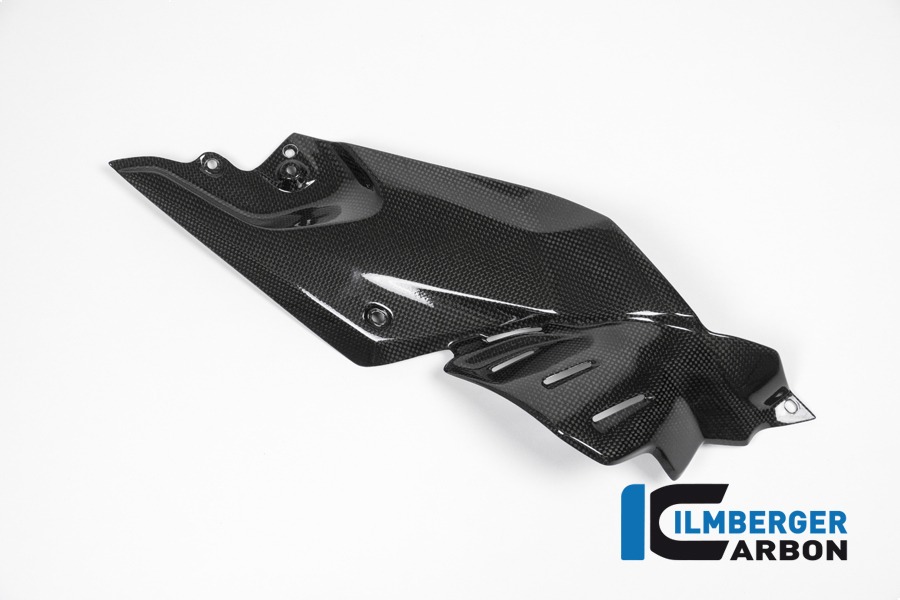 Ilmberger Carbon Tapa lateral bajo el depósito de gasolina lado derecho, Carbono