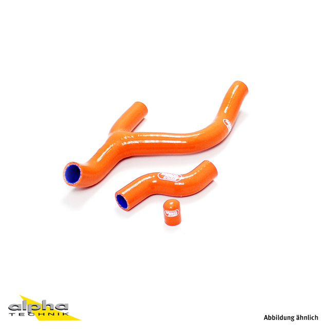 Kit de mangueras de silicona Samco naranja KTM, Husaberg, Husqvarna