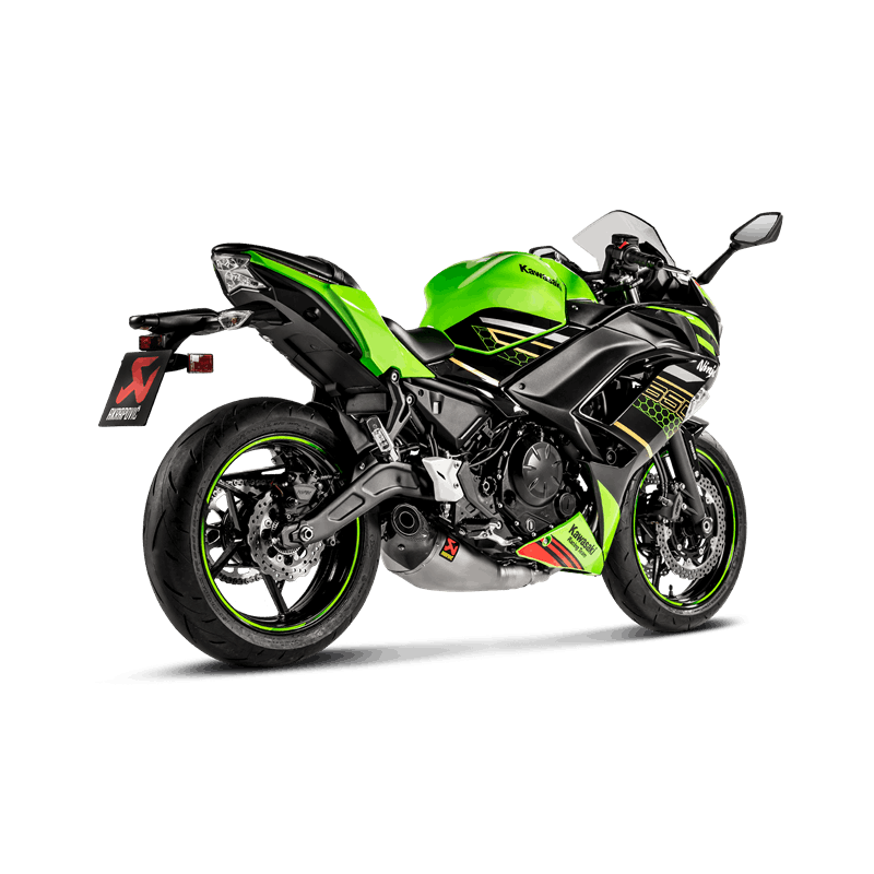 Akrapovic Racing Line (Titanio) sistema de escape para Kawasaki Ninja 650 / Z650 2017-2021, Versys 650 2015-2020