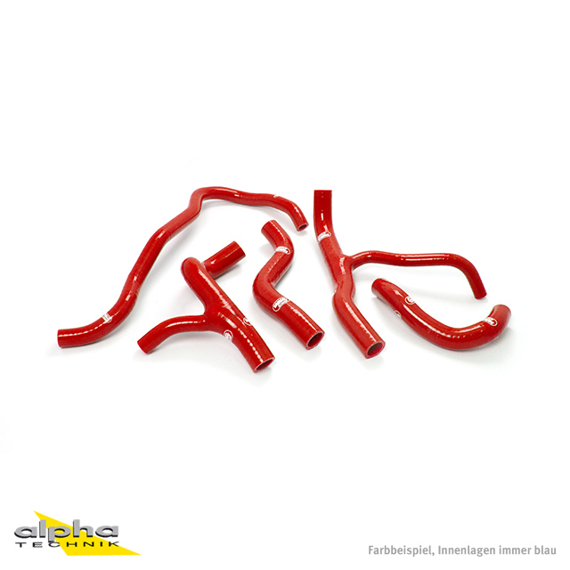 SAMCO SPORT Kit de mangueras de silicona rojo para Honda CB1000R Año del modelo 2008-2016