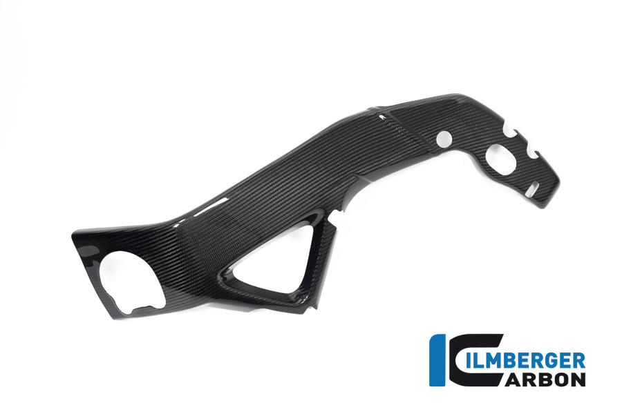 Cubierta de chasis de carbono Ilmberger lado izquierdo brillante para Aprilia RSV4 2021-
