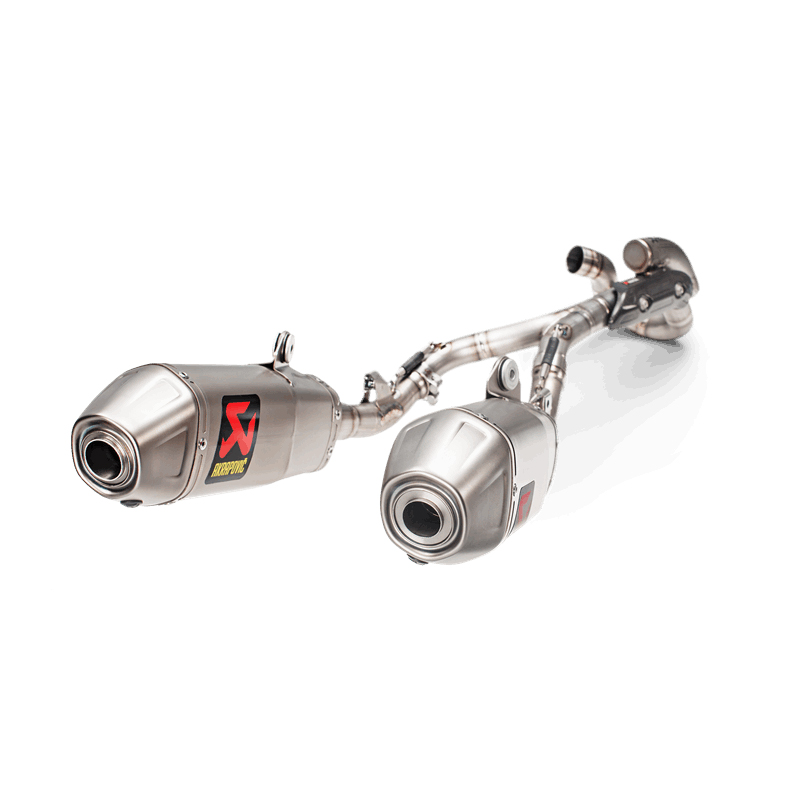 Akrapovic Racing Line (Titanium) sistema de escape para Honda CRF450R/RX Año del modelo 2017-2020