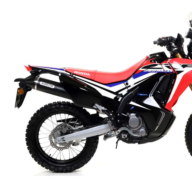 ARROW Silenciador DARK THUNDER Aluminio para Honda CRF250 / CRF300 Año modelo 2017-