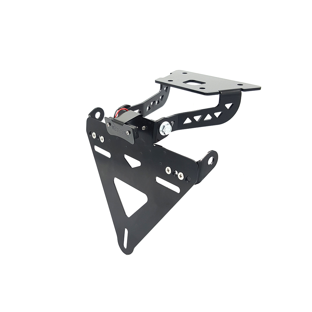 Soporte de matrícula alpha Technik para Kawasaki Ninja 300; Tipo EX300A; Año del modelo 2012-