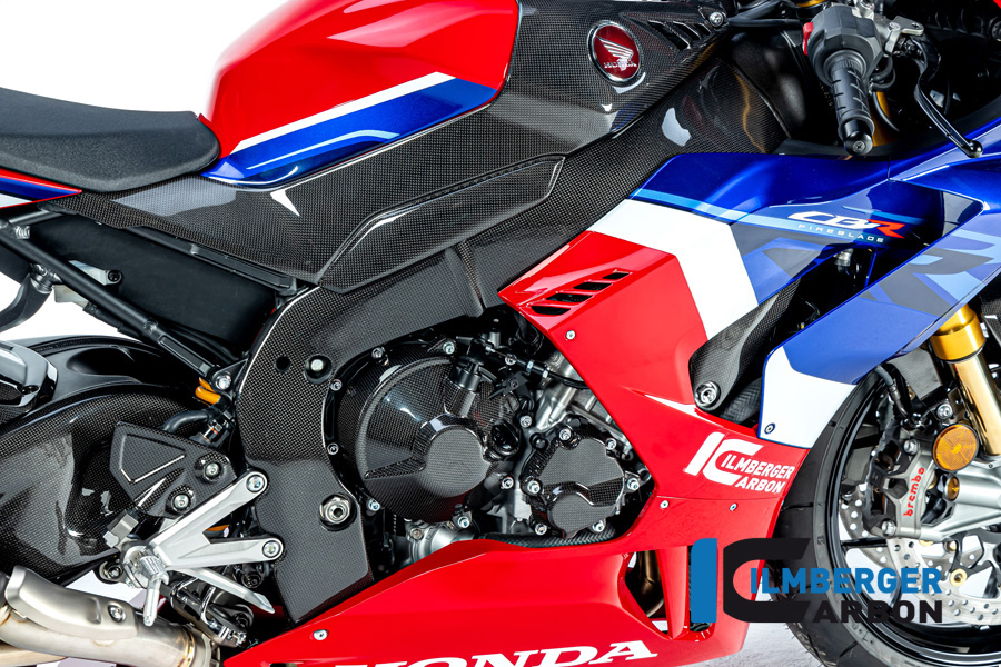 Cubierta de Carbono Ilmberger chasis lado derecho, brillante, para Honda CBR1000RR-R/SP 2020-