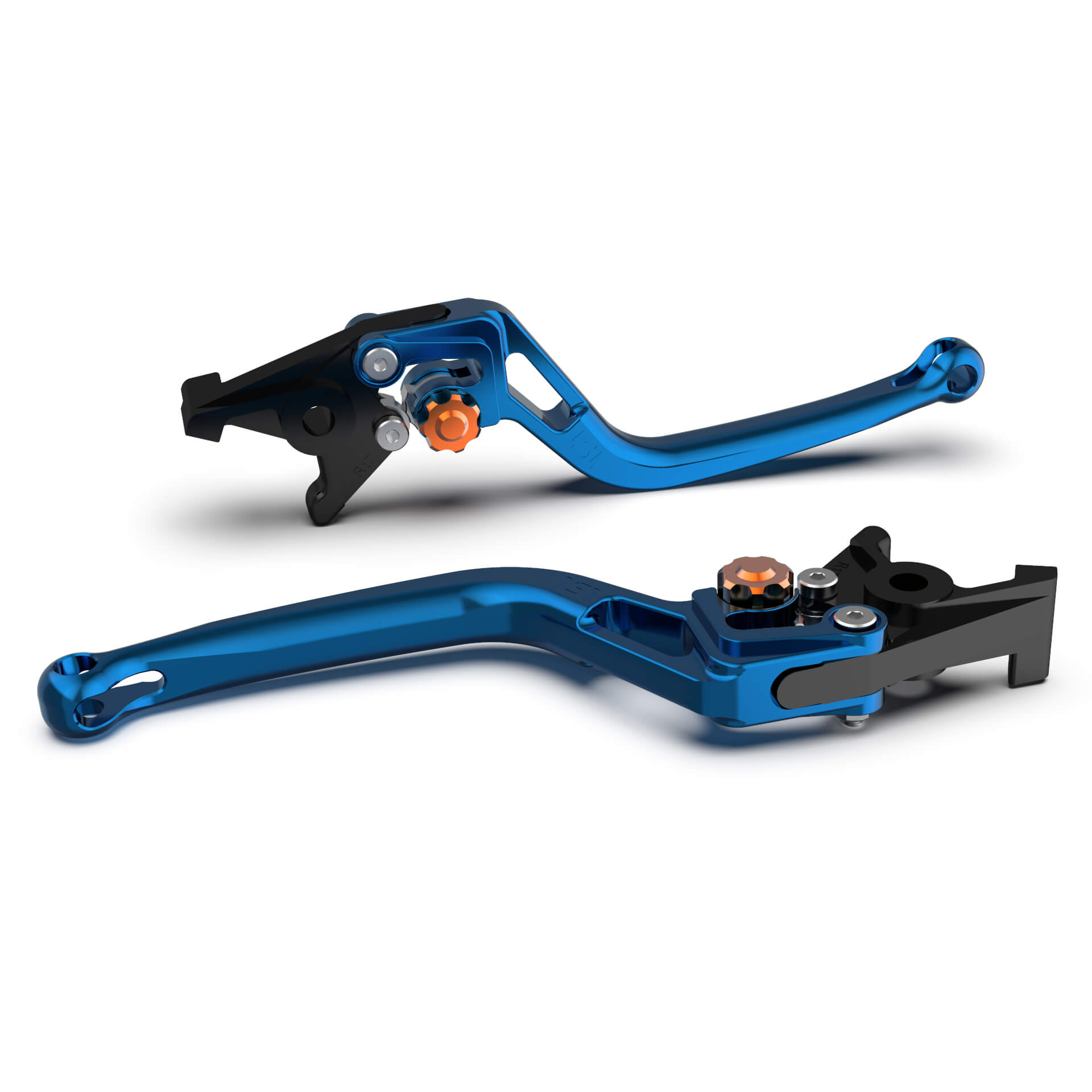 Maneta de freno LSL BOW R52R, azul/naranja