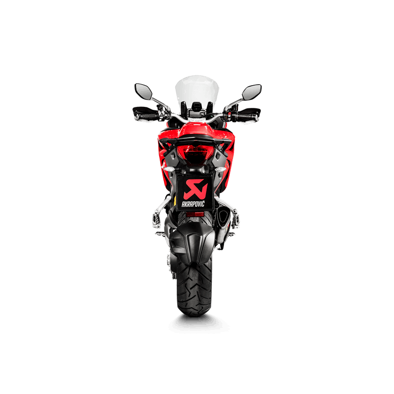 Akrapovic Slip-On Line (Titanio) para Ducati Multistrada 1200/1200S 2015-2017, Multistrada 1260/1260S 2018-2020