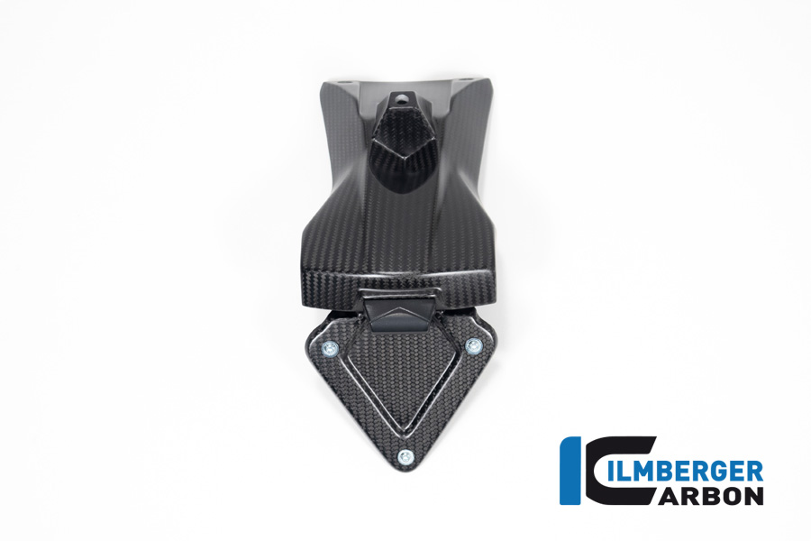 Soporte de matrícula Ilmberger de carbono mate para Aprilia RSV4 / Tuono V4 2021-
