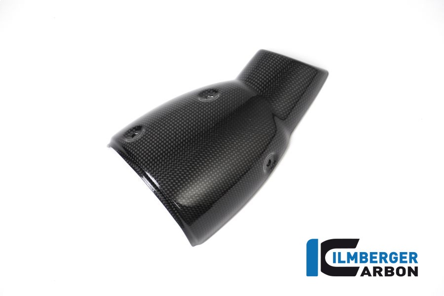 Ilmberger Carbon silenciador-Protector de talón brillante