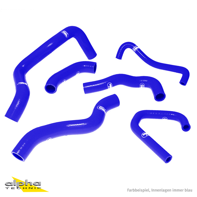 Kit de mangueras de silicona SAMCO SPORT azul para Kawasaki ZX6R años de modelo 2009-2024